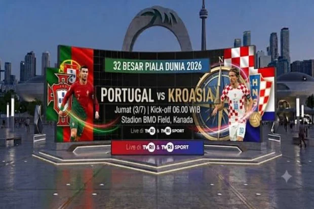 Prediksi AI Pertandingan Portugal vs Kroasia di Piala Dunia 2026