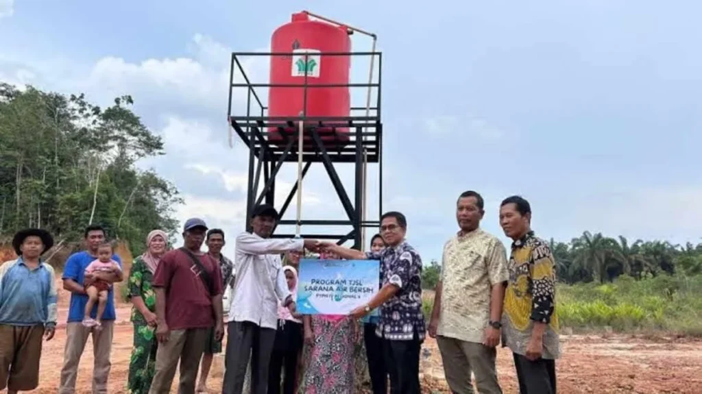 PTPN IV PalmCo dan Polres Langkat Perkuat Akses Air Bersih