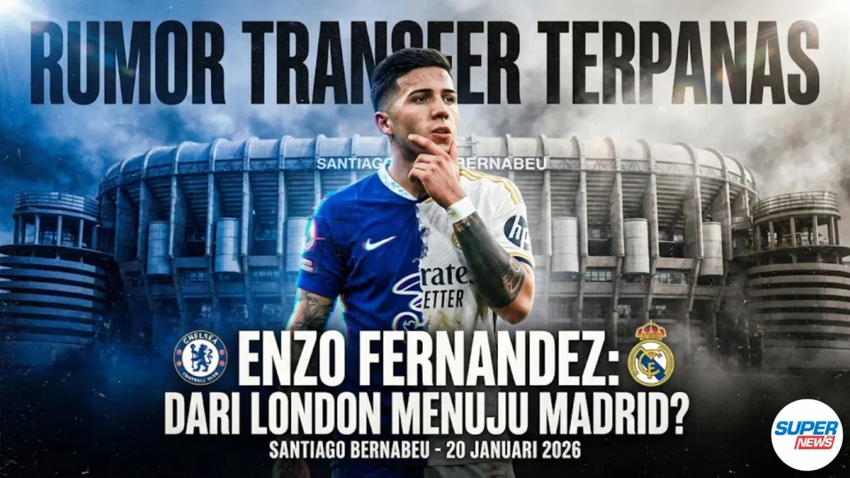 Real Madrid Tegaskan Tak Ada Rencana Transfer Enzo Fernandez