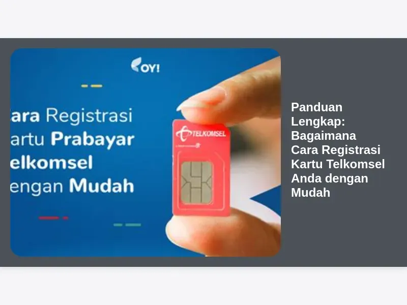 Registrasi Biometrik Kartu SIM Telkomsel Tri dan IM3 Online Mudah