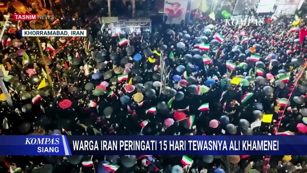 Ribuan Warga Iran Tangisi Kematian Ali Khamenei, Serukan Balas Dendam ke AS
