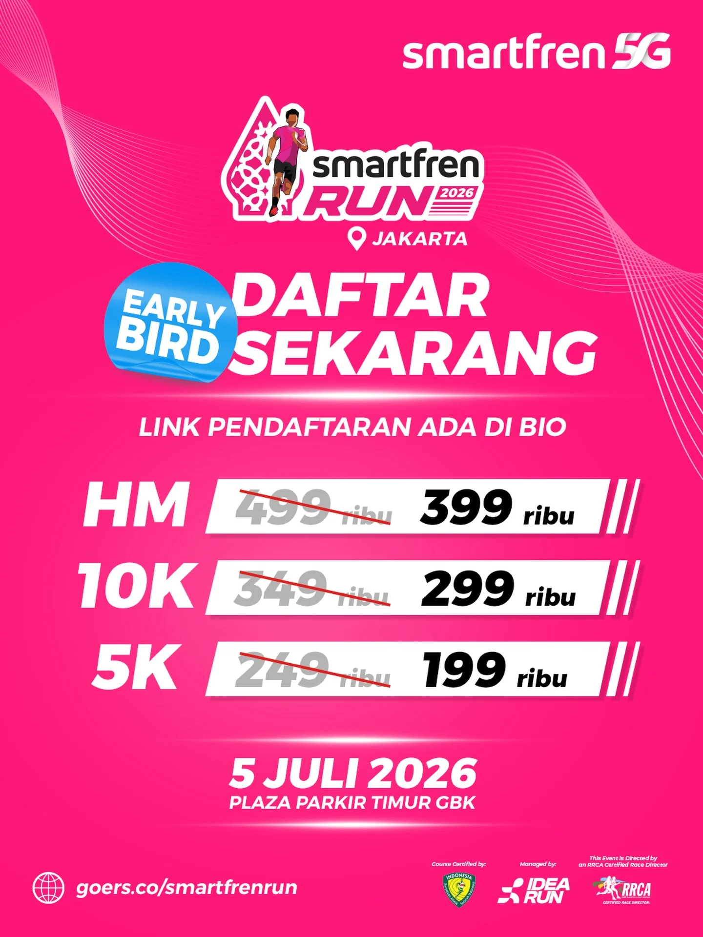 Smartfren Run 2026: Ajang Lari yang Menghubungkan Komunitas