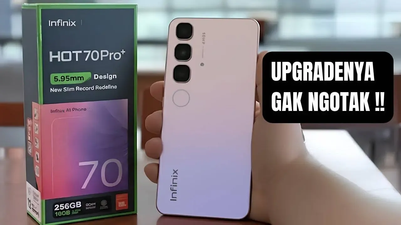Spesifikasi Infinix Hot 70 Pro Dimensity 7100 dan Baterai 6 000 mAh