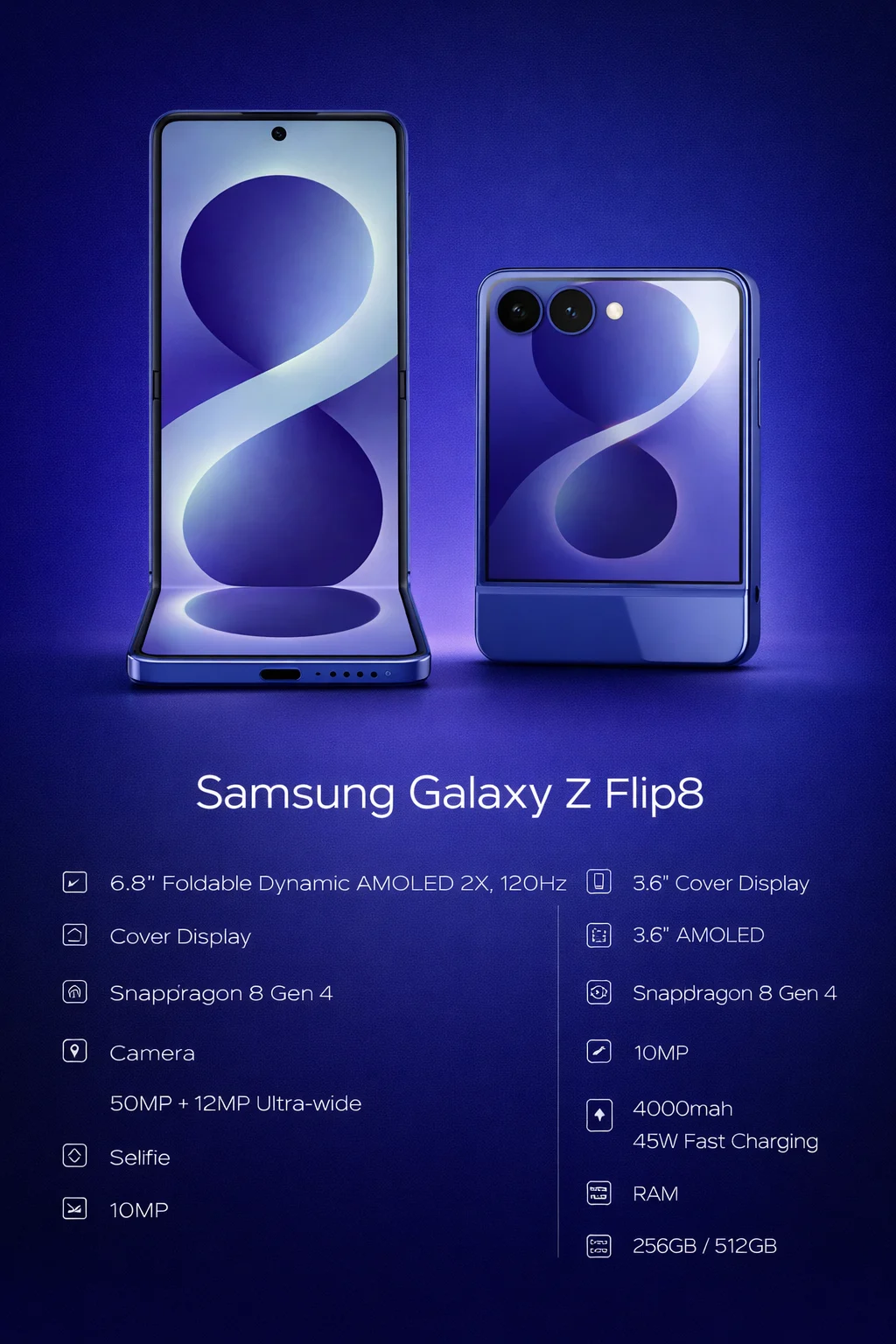 Spesifikasi Samsung Galaxy Z Flip8 FlexWindow Lebih Pintar dan Canggih