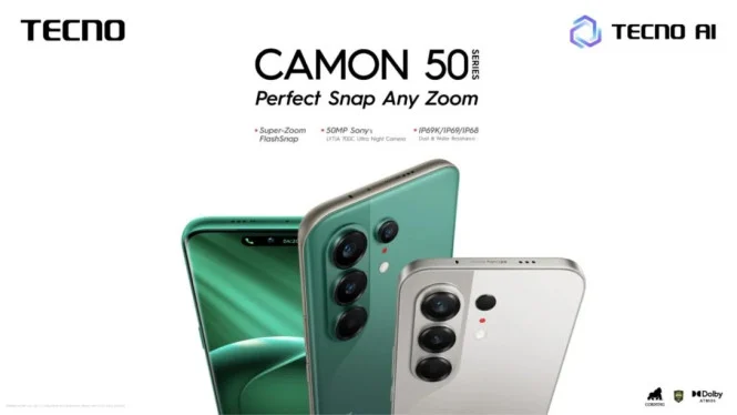 Spesifikasi Tecno Camon 50 Ultra Kamera Selfie 50MP Bikin Melongo