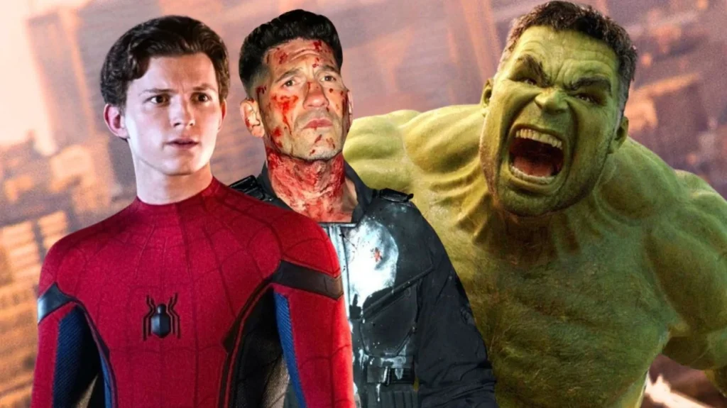 Spider-Man Hadapi Segitiga: Hulk, Punisher, dan Spidey