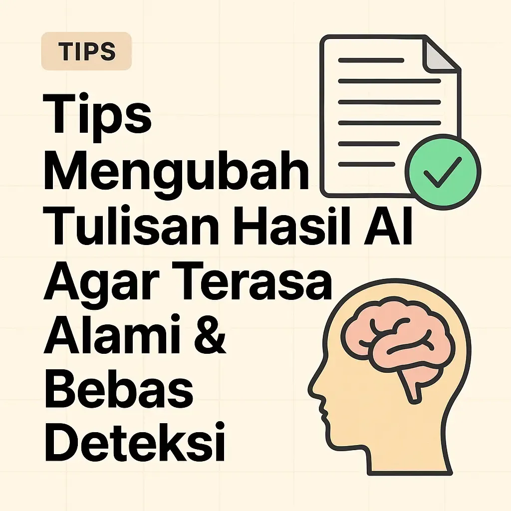 Tips Membuat Tulisan AI Tidak Terdeteksi Secara Efektif