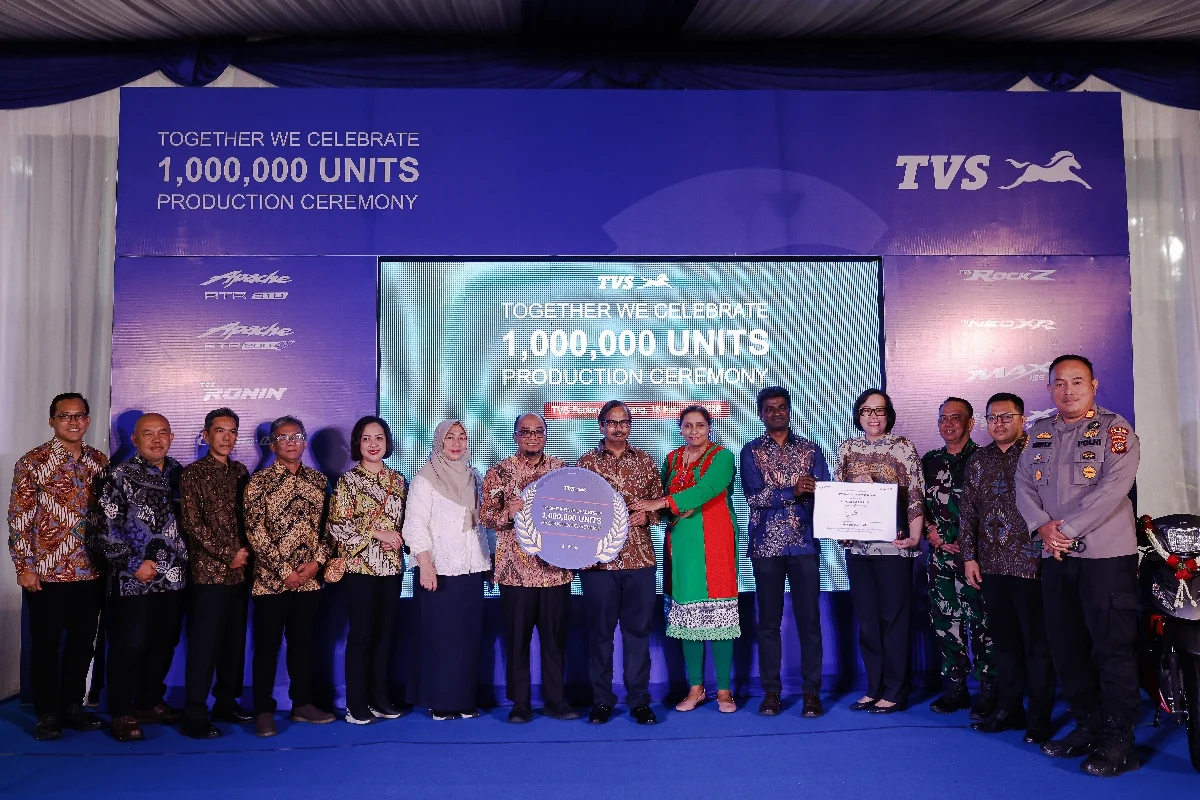 TVS Indonesia Capai 1 Juta Unit Jelang Dua Dekade Beroperasi
