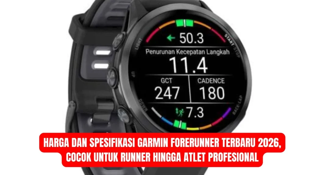 Update Harga Terbaru Garmin Forerunner Series 2026